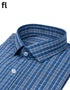 Blue Check Formal Shirt Premium