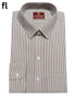 Brown Stripe Formal Shirt Premium