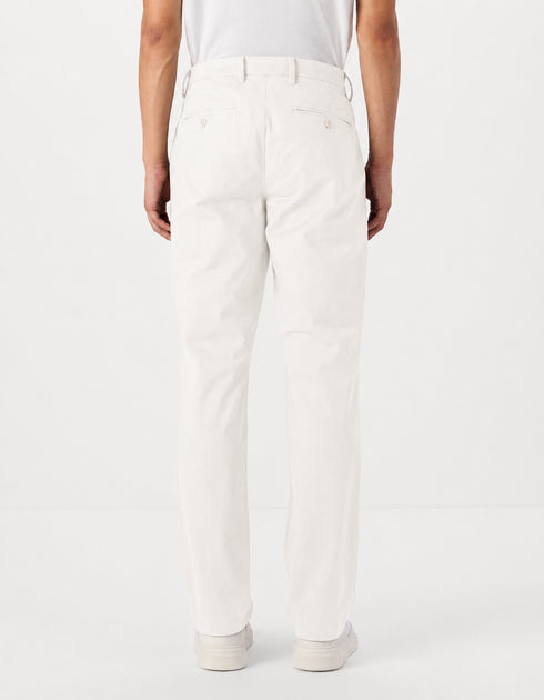 Straight Fit Off White Cotton Pant – Imported Stuff