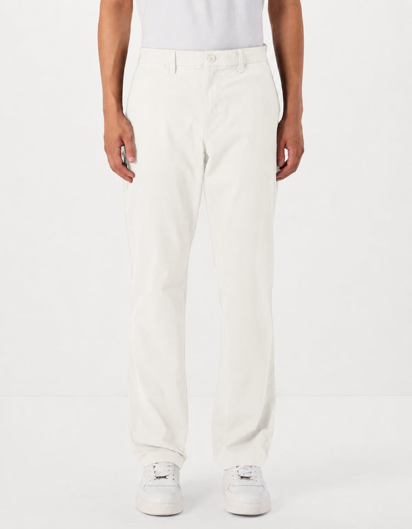 Straight Fit Off White Cotton Pant – Imported Stuff