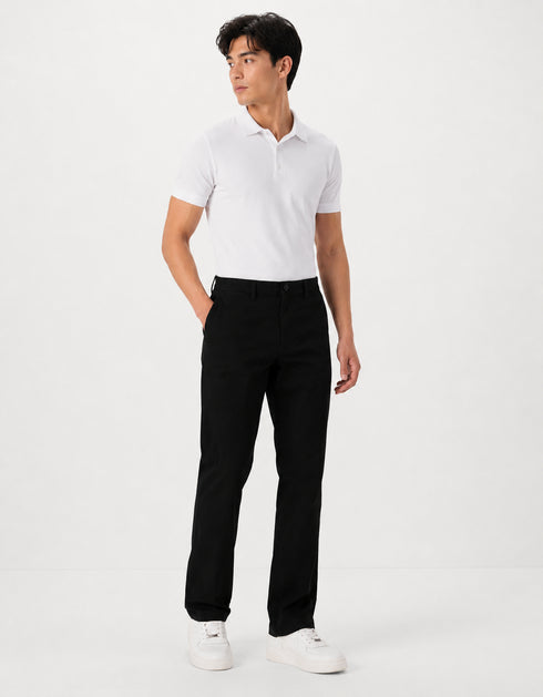 Straight Fit Black Cotton Pant – Imported Stuff