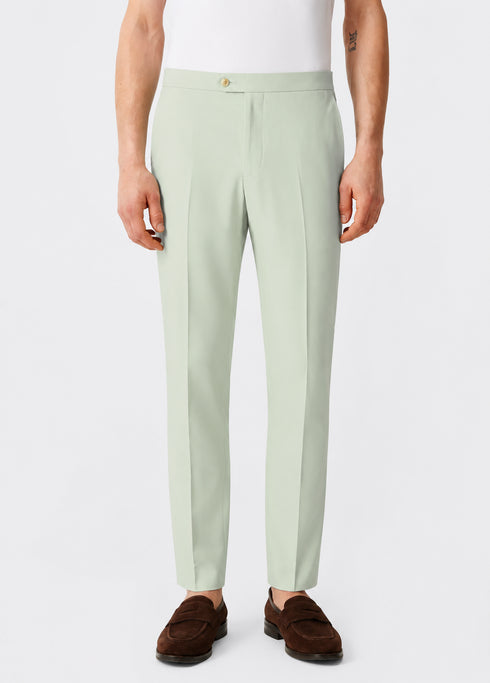Pastel Green Dress Pant Tropical Premium Stuff