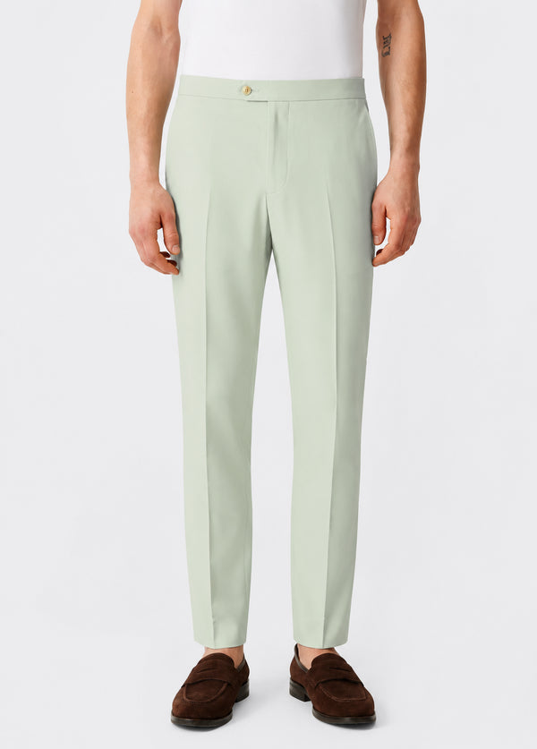 Pastel Green Dress Pant Tropical Premium Stuff