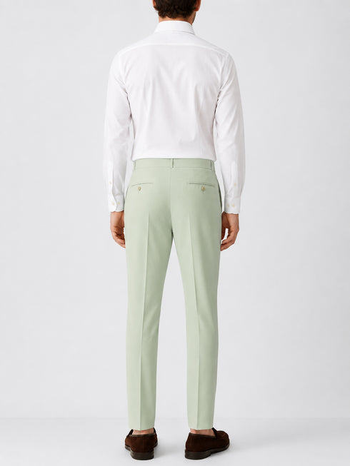 Pastel Green Dress Pant Tropical Premium Stuff