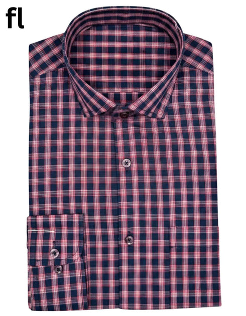 Red Check Formal Shirt Premium