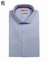 Semi Formal Sky Self Texture Shirt For Men's