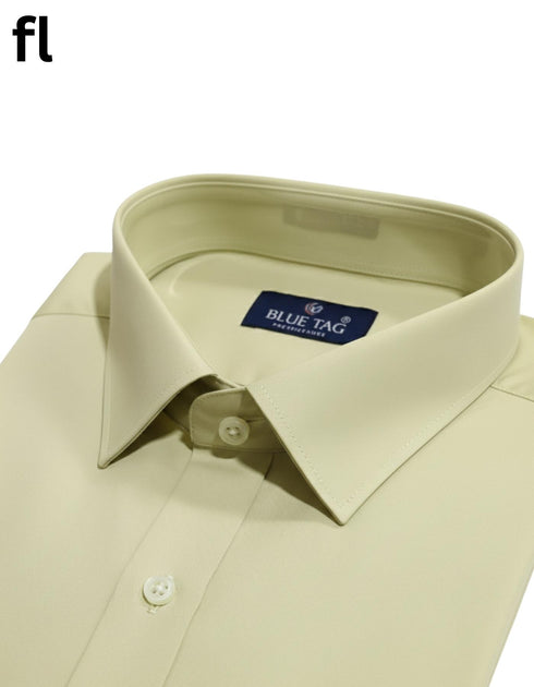 Grapes Green Formal Shirt Premium