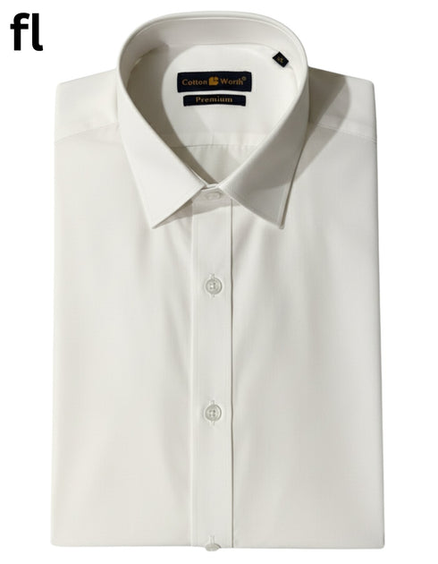 Off White Formal Shirt Premium