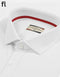 White Formal Self Texture Shirt For Men's