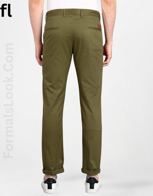 Green Cotton Chino Pant Imported Stuff (Sco-tch-So-da)
