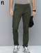 Green Cotton Pant Imported Stuff Smart Fit