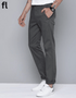 Dark Grey Cotton Pant Imported Stuff Smart Fit