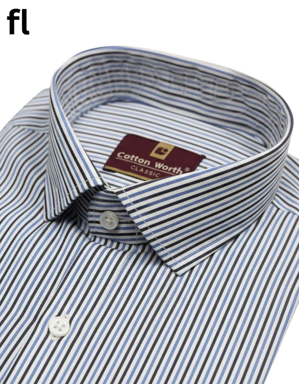 Multi Lining Formal Check Shirt Premium