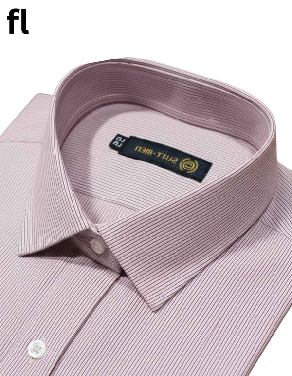 Pink Stripe Formal Shirt Premium