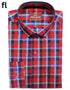 Red Formal Check Shirt Premium